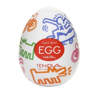 Мастурбатор "Tenga Egg Keith Haring Street" с потрясающим рельефом