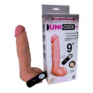 Насадка на страпон реалистичная "Uni Cock 9" с вибрацией