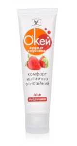 Гель "О-кей" с ароматом и вкусом клубники, 50ml