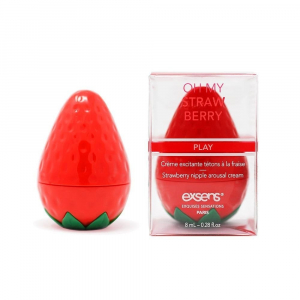 Крем для сосков с покалывающим эффектом "Exsens Strawberry" с ароматом клубники, 35ml