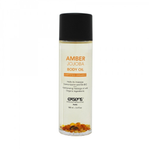 Массажное масло с кристаллами янтаря "Exsens Amber Jojoba" жожоба, 100ml