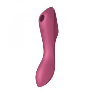 Стимулятор клитора-вибратор "Satisfyer Curvy Trinity 3" бордо