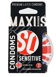 Презервативы супер тонкие "Maxus Sensitive" в жестяном футляре, 3шт