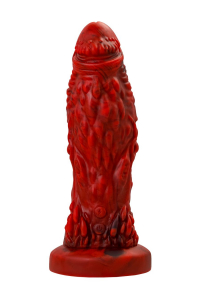 Вибратор на присоске "Monster Docus" мега мощный, красный